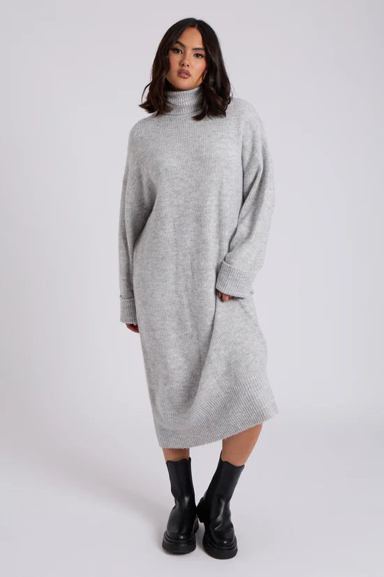 Roll Neck MIDI Dress