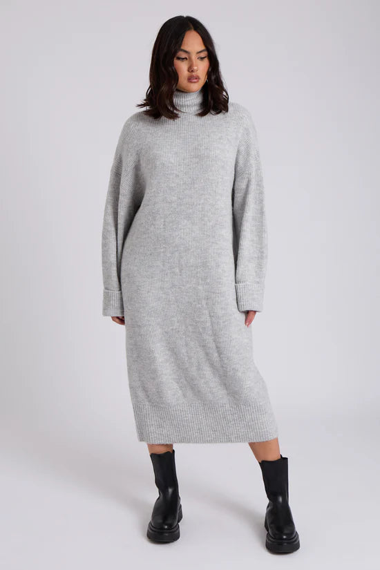 Roll Neck MIDI Dress