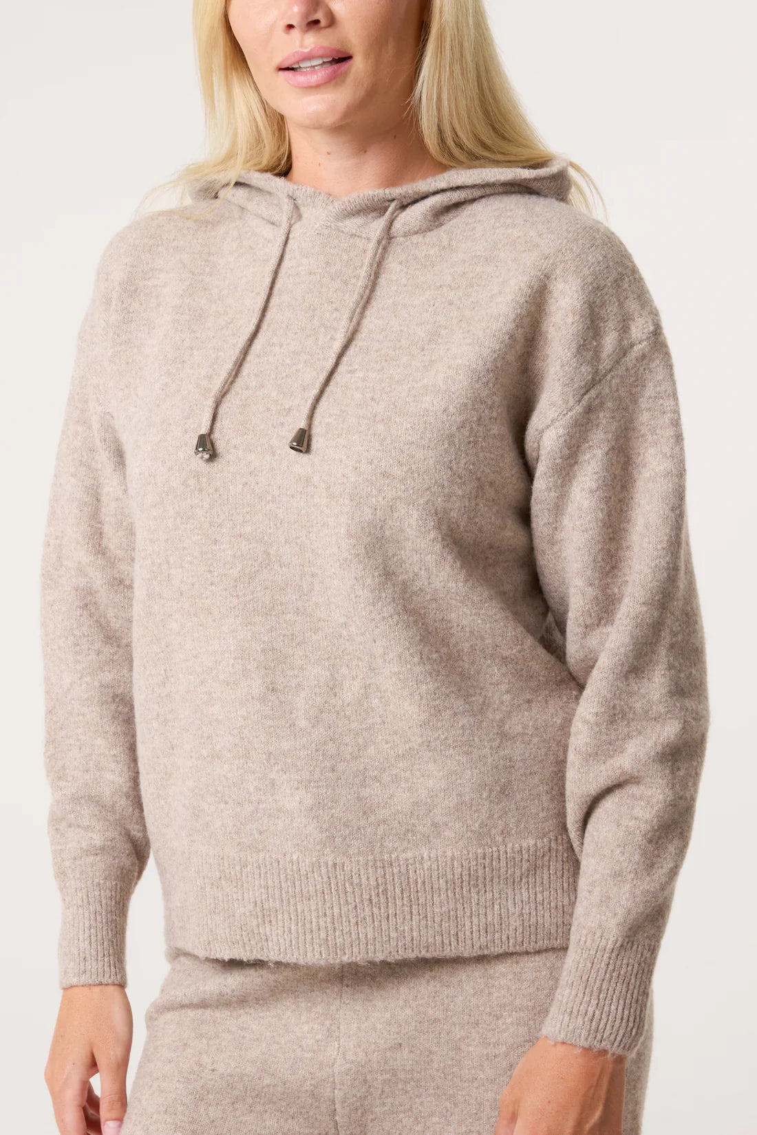 Wool Blend Knit Set Mocha