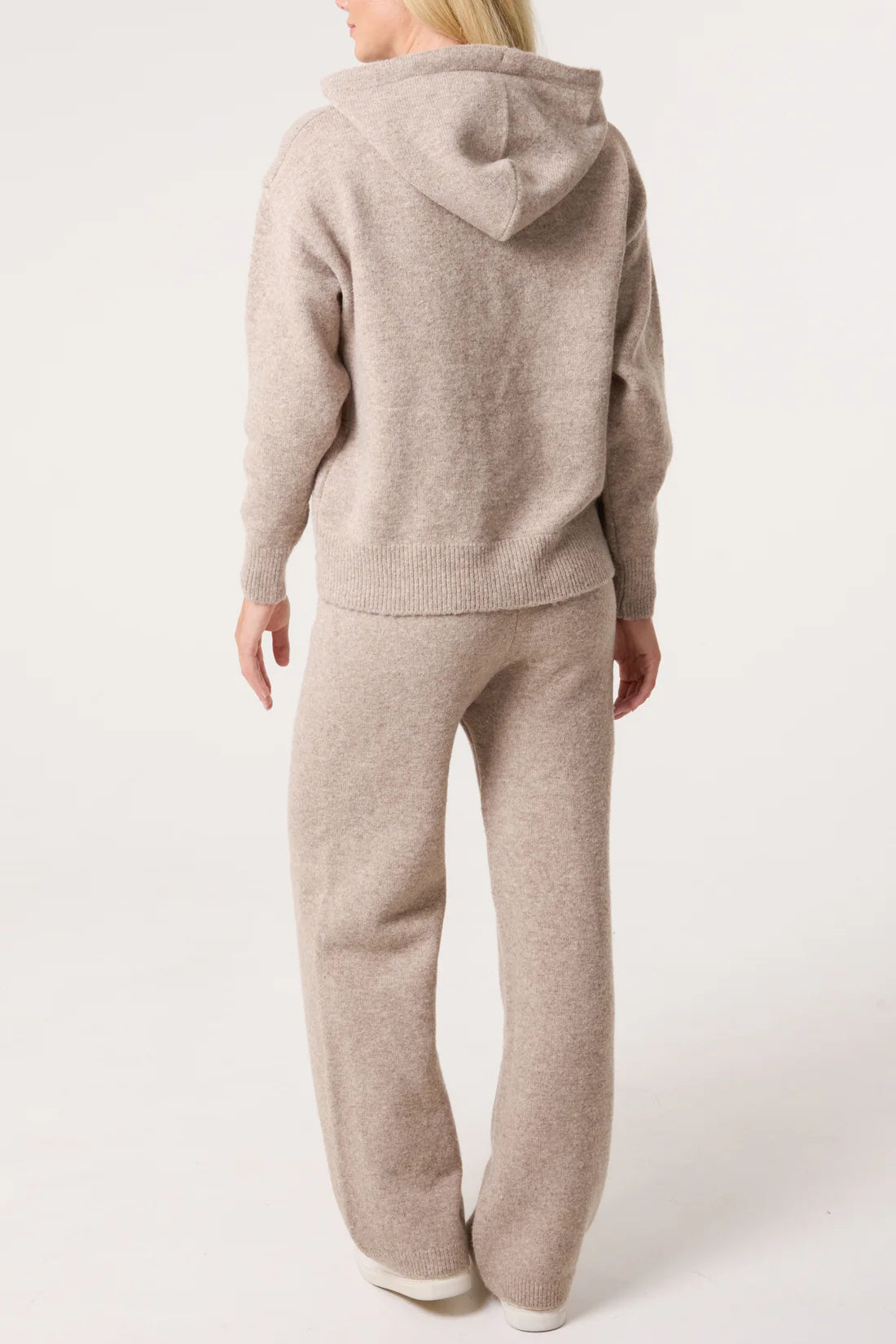 Wool Blend Knit Set Mocha