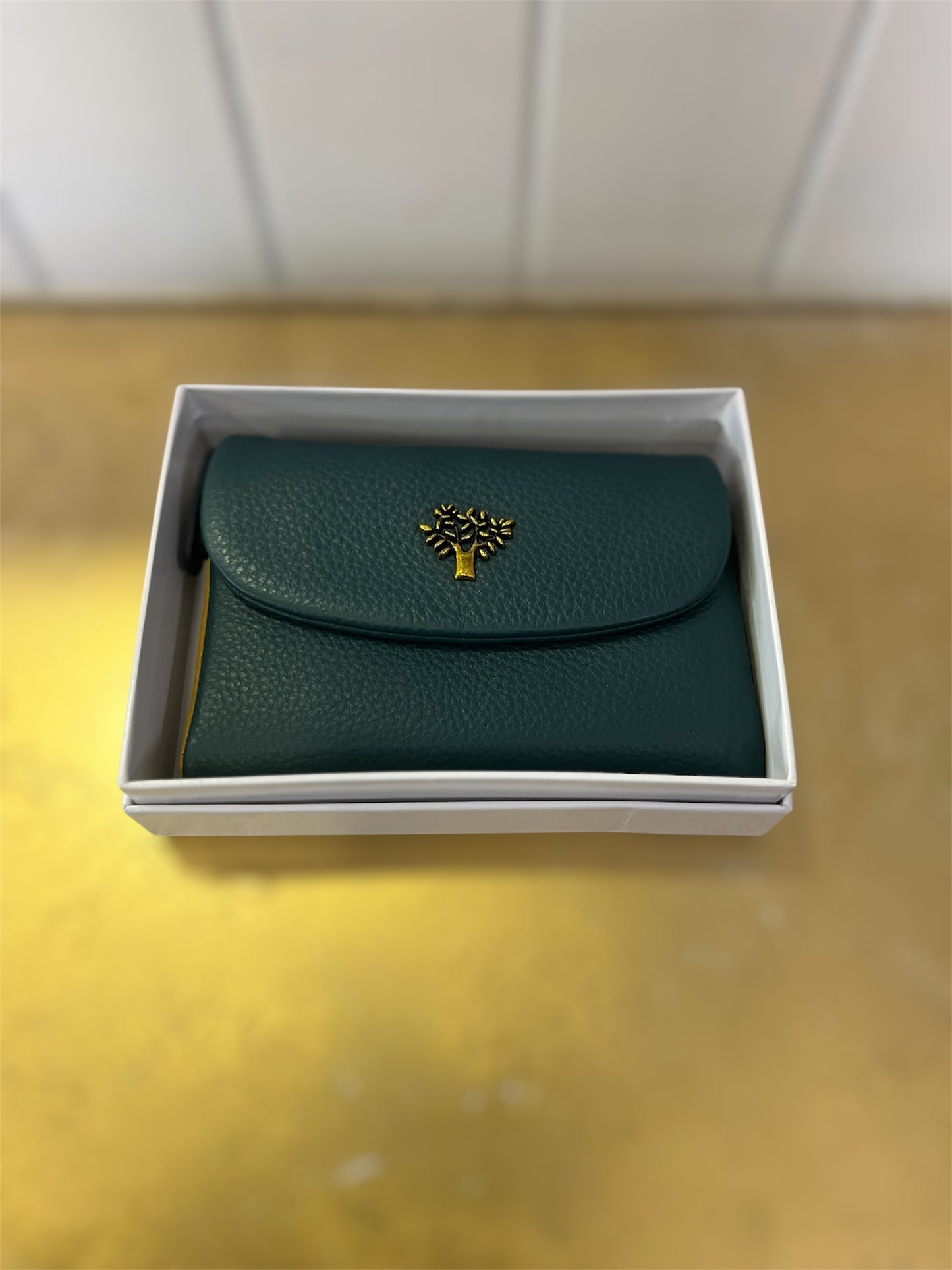 Small Leather Tree Purse