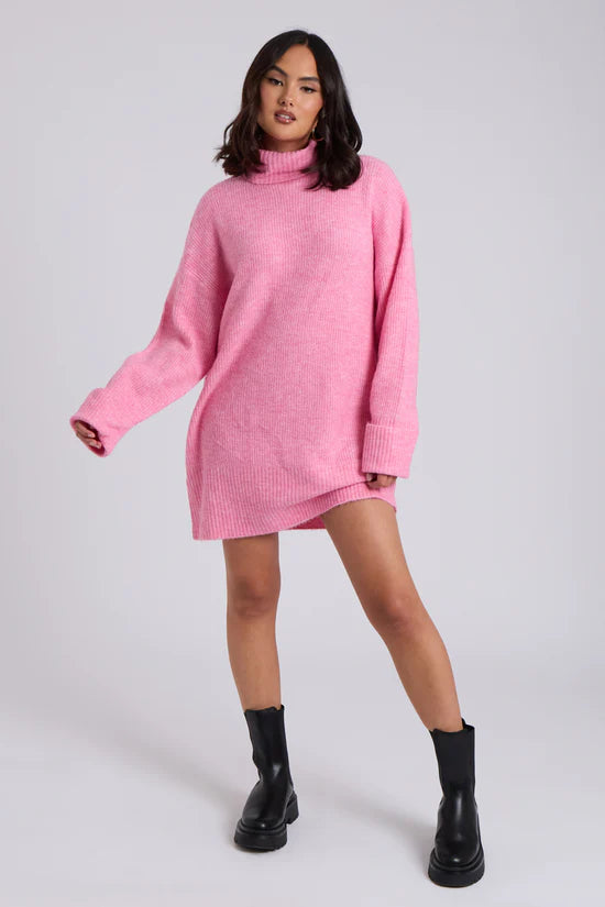 Pink Jumper Dress