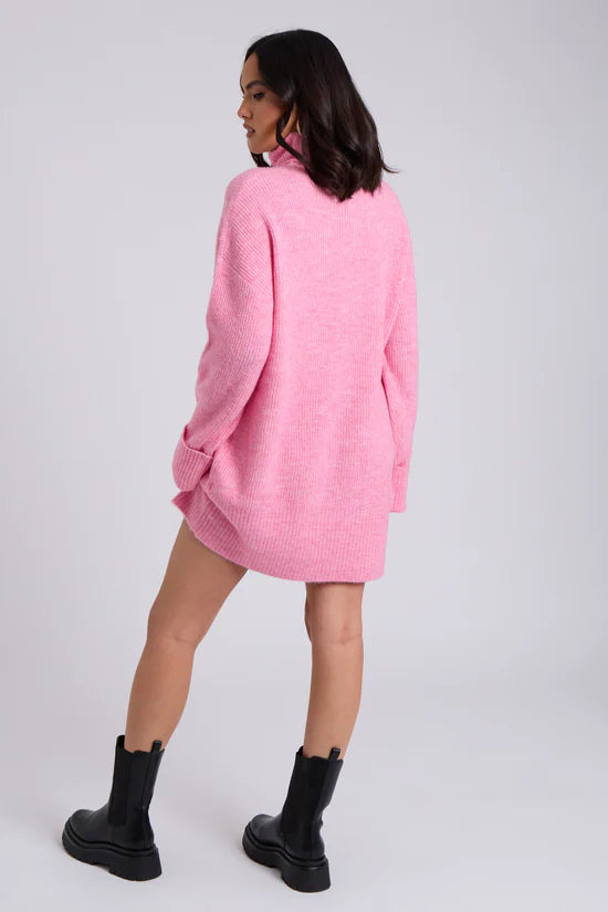 Pink Jumper Dress