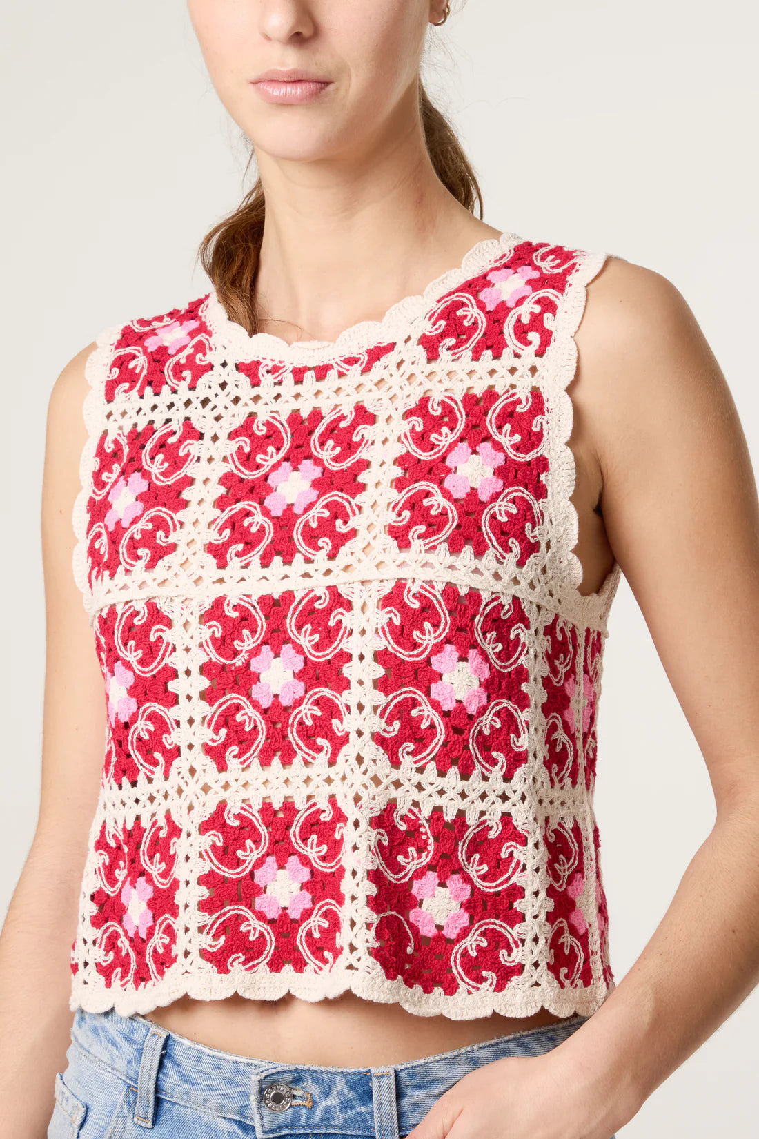 Red Patch Vest