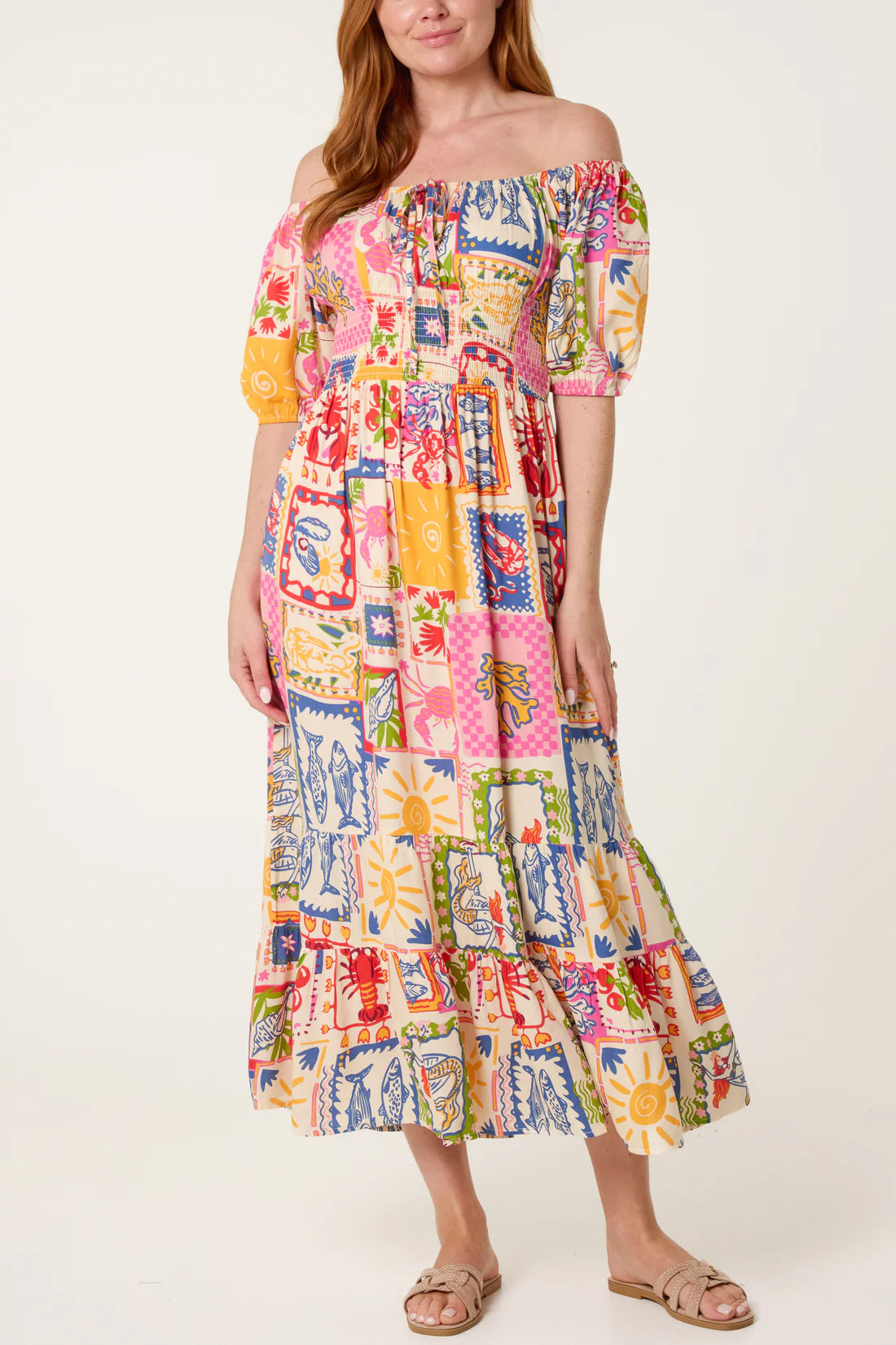 Postcard Midi Dress