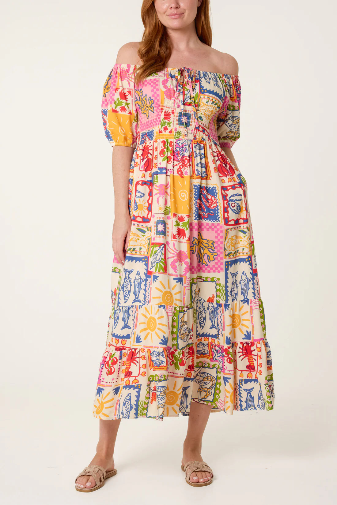 Postcard Midi Dress