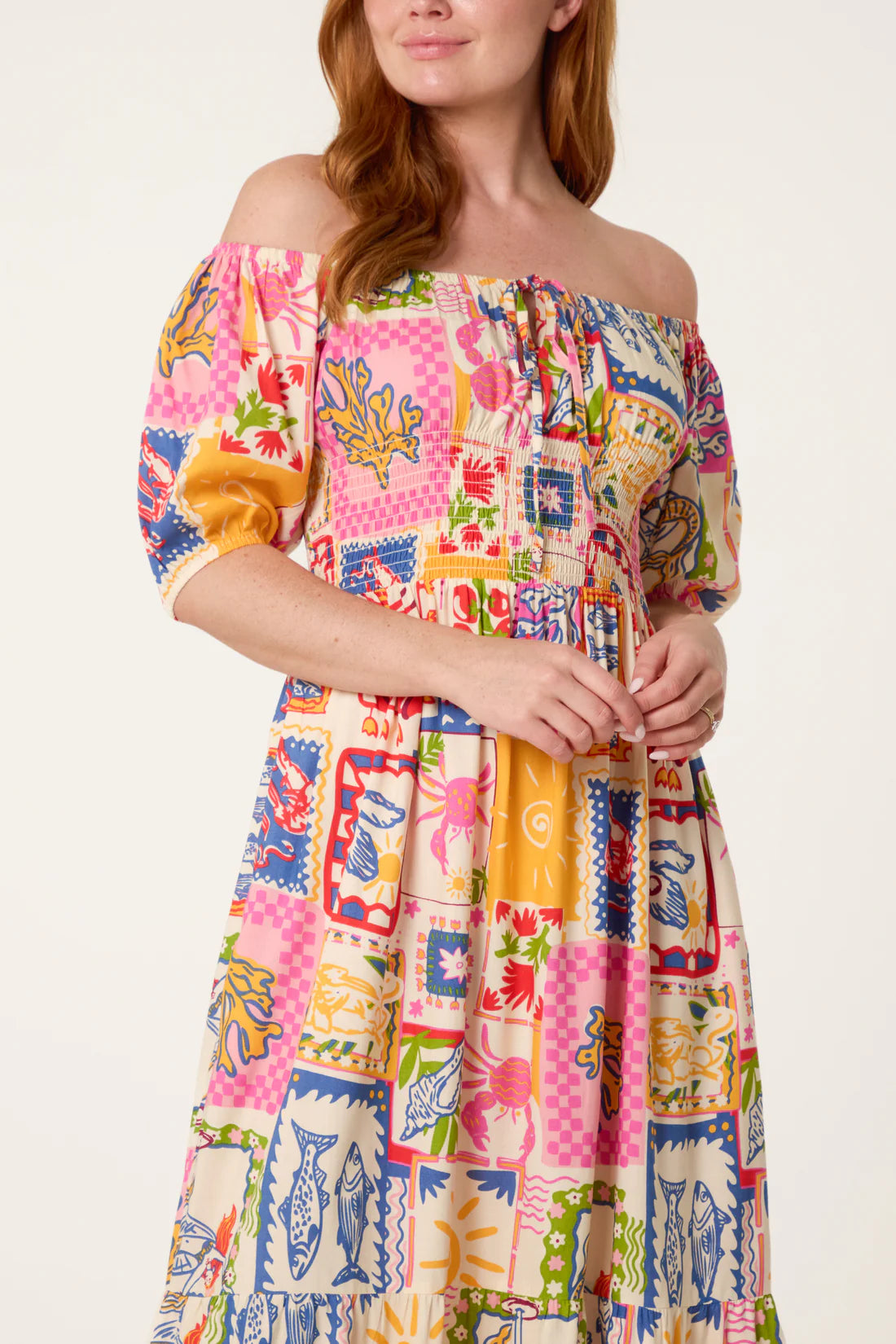 Postcard Midi Dress