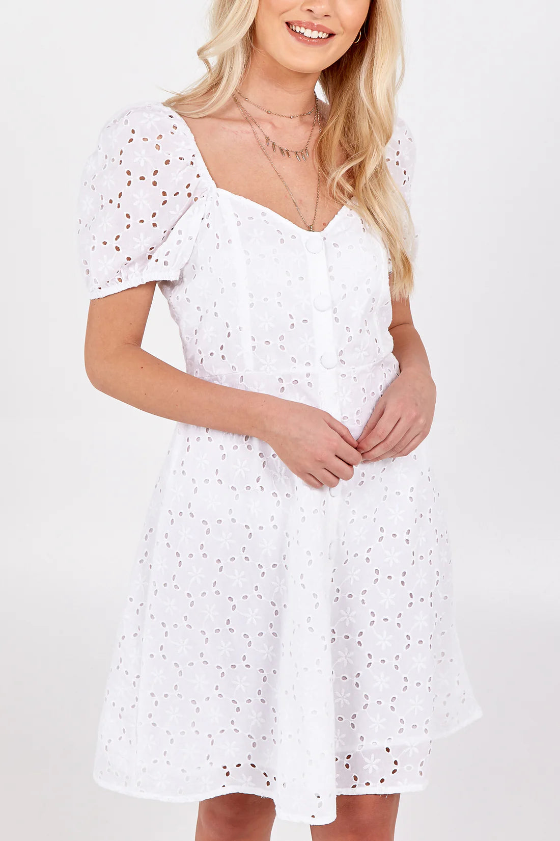 Button Front Dress