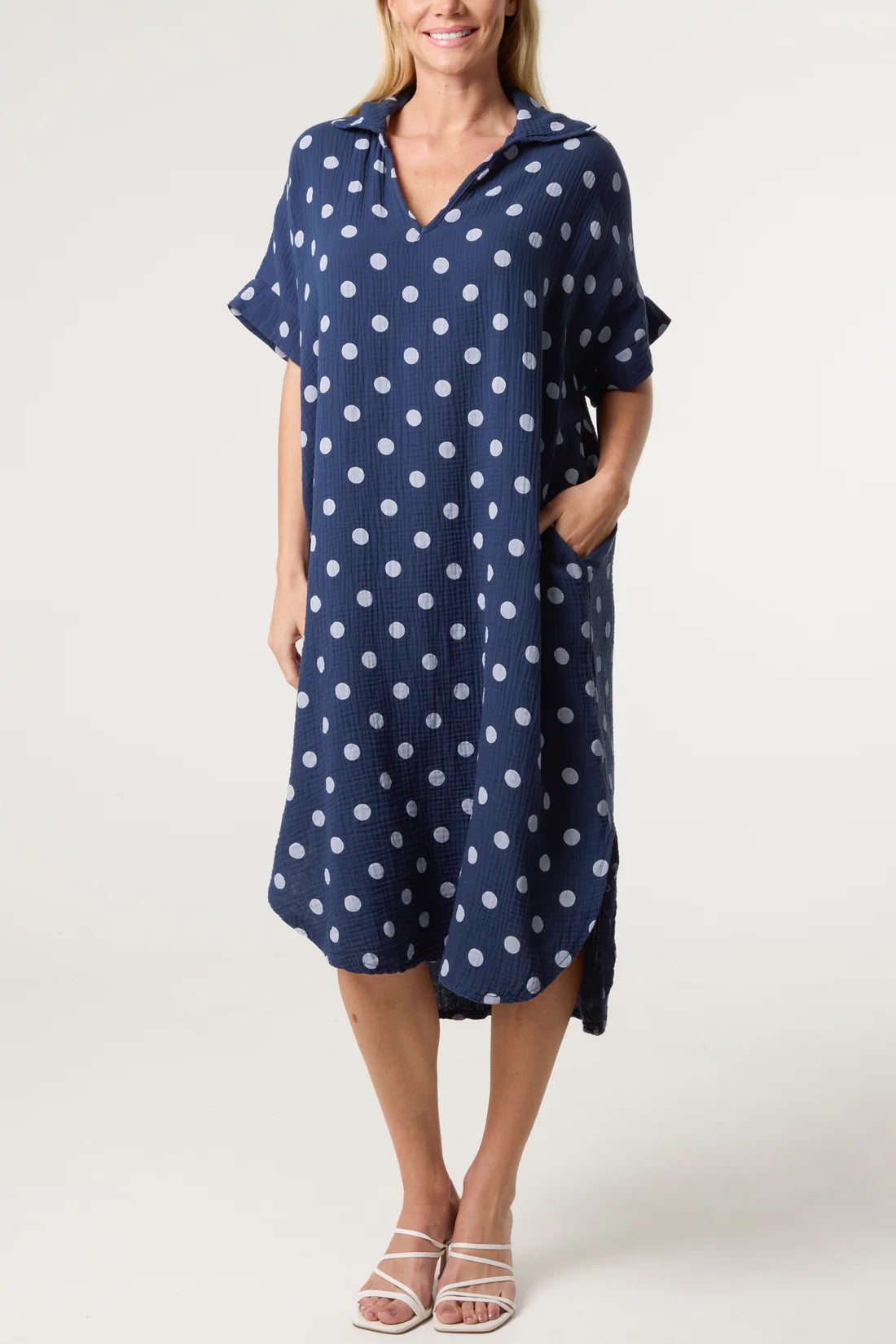 Polka Cotton Midi