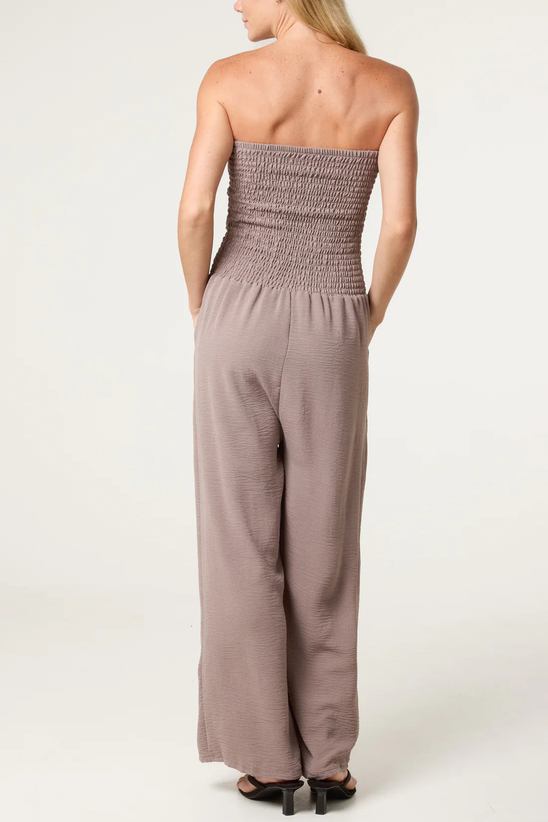 Bandeau Wide Leg Jumpsuit