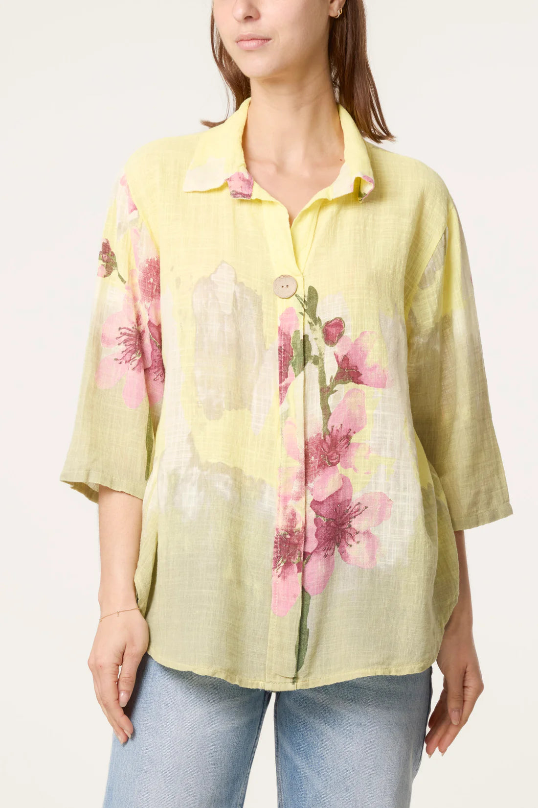 Cotton Button Floral